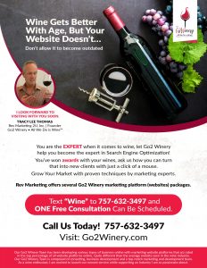 The Rev Marketing Team builds long lasting relationships with wineries while developing a marketing plan and strategies to enhance growth online and in communities around the country