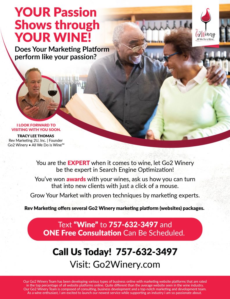 The Rev Marketing Team builds long lasting relationships with wineries while developing a marketing plan and strategies to enhance growth online and in communities around the country