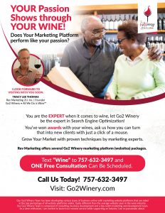 The Rev Marketing Team builds long lasting relationships with wineries while developing a marketing plan and strategies to enhance growth online and in communities around the country