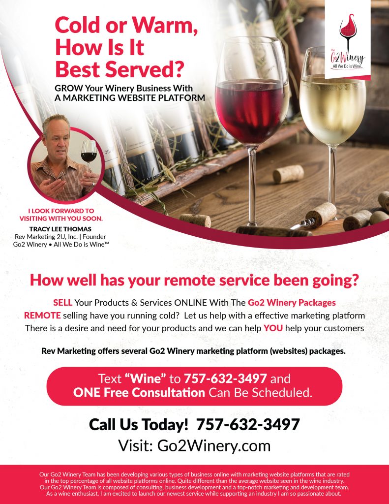 The Rev Marketing Team builds long lasting relationships with wineries while developing a marketing plan and strategies to enhance growth online and in communities around the country