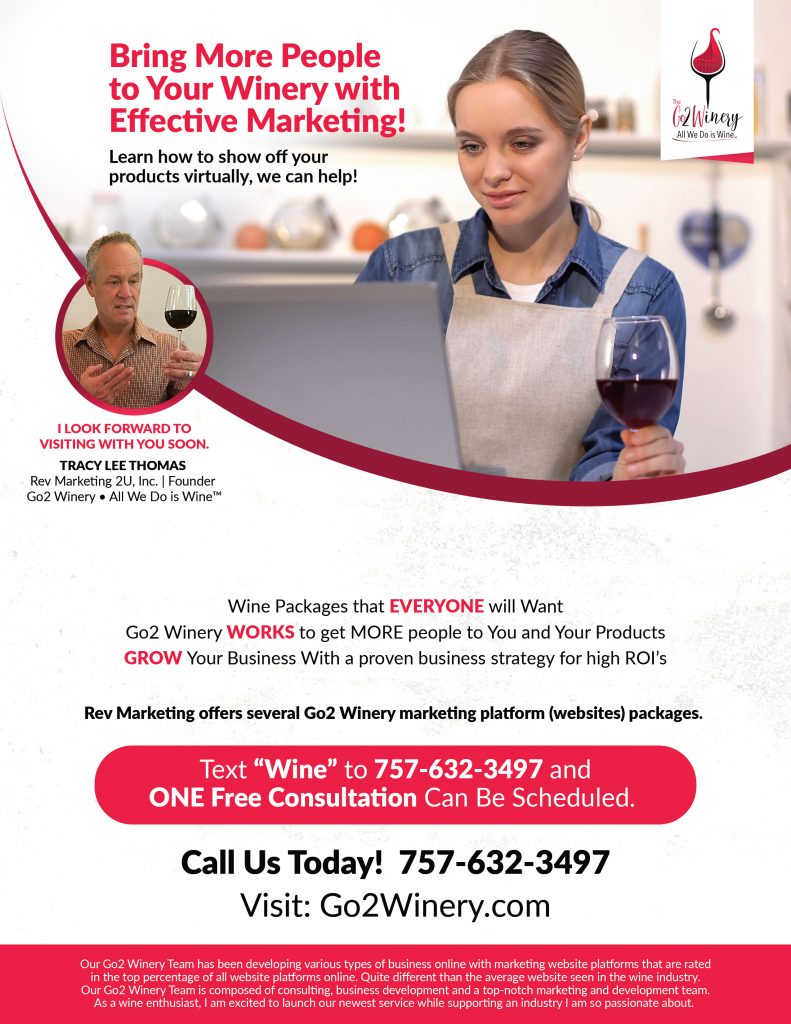 The Rev Marketing Team builds long lasting relationships with wineries while developing a marketing plan and strategies to enhance growth online and in communities around the country