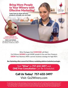 The Rev Marketing Team builds long lasting relationships with wineries while developing a marketing plan and strategies to enhance growth online and in communities around the country