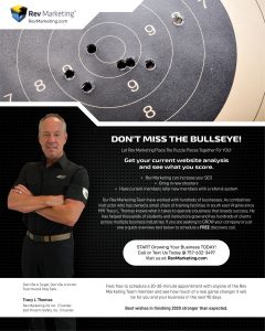 The Rev Marketing Team builds long lasting relationships with the firearms industry while developing a marketing plan and strategies to enhance growth online and in communities around servicing the firearms industry.