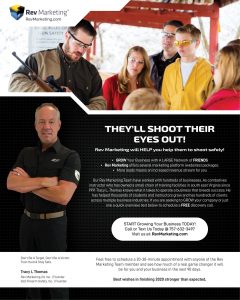 The Rev Marketing Team builds long lasting relationships with the firearms industry while developing a marketing plan and strategies to enhance growth online and in communities around servicing the firearms industry.